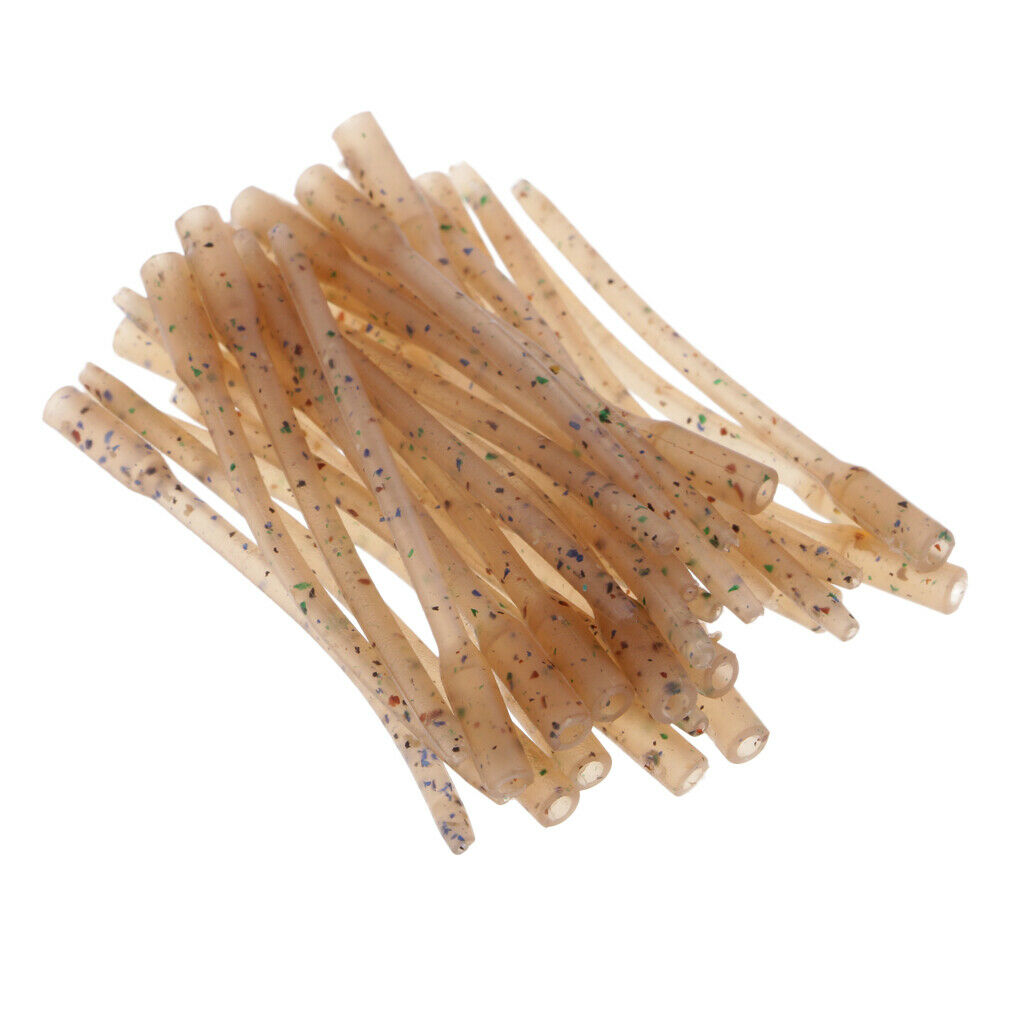 30x Fishing Anti- Sleeves 2'' Rubber Fishing Rigs Line Aligner Sleeves -