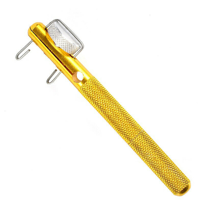 Fishing Line Knot-tying Tool Tied Hook Manual Dual Needle Wire Fishing To JD