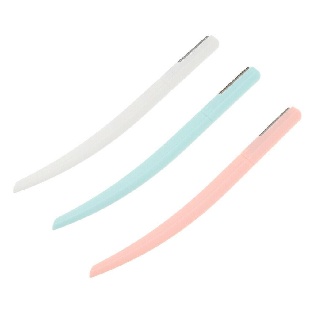 3 Women Eyebrow Shaper Razor Shaver Blade Trimmer Brow Shaping Beauty Tool