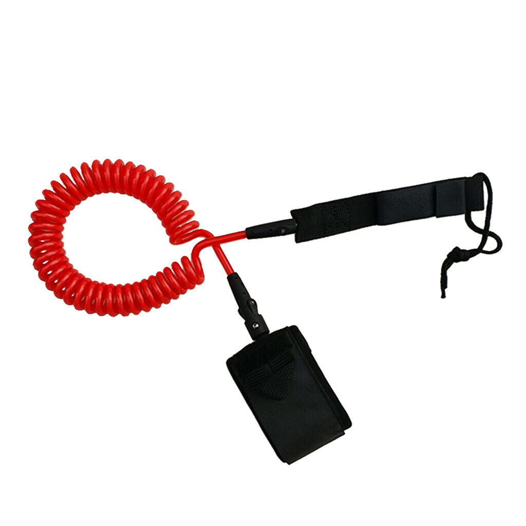 10ft Surfboard Paddle Board Leash Stand Up Paddle Board Leash Strap Red