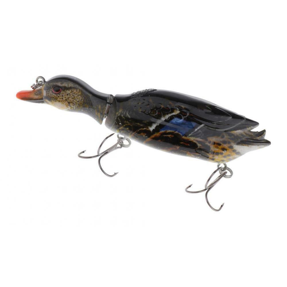 Artificial Fishing Bait Simulate Duck Treble Hooks Segment Lures 1