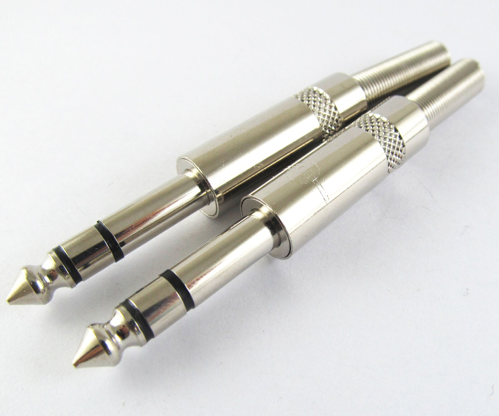 50pcs 6.35mm 1/4" High quality Stereo Pedal Metal TRS Audio male Connector
