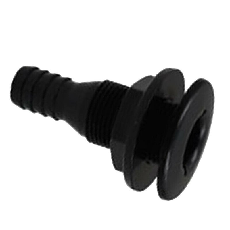 5/8 '' ABS Black Hull Marine Connector Durable Spare Yacht Parts
