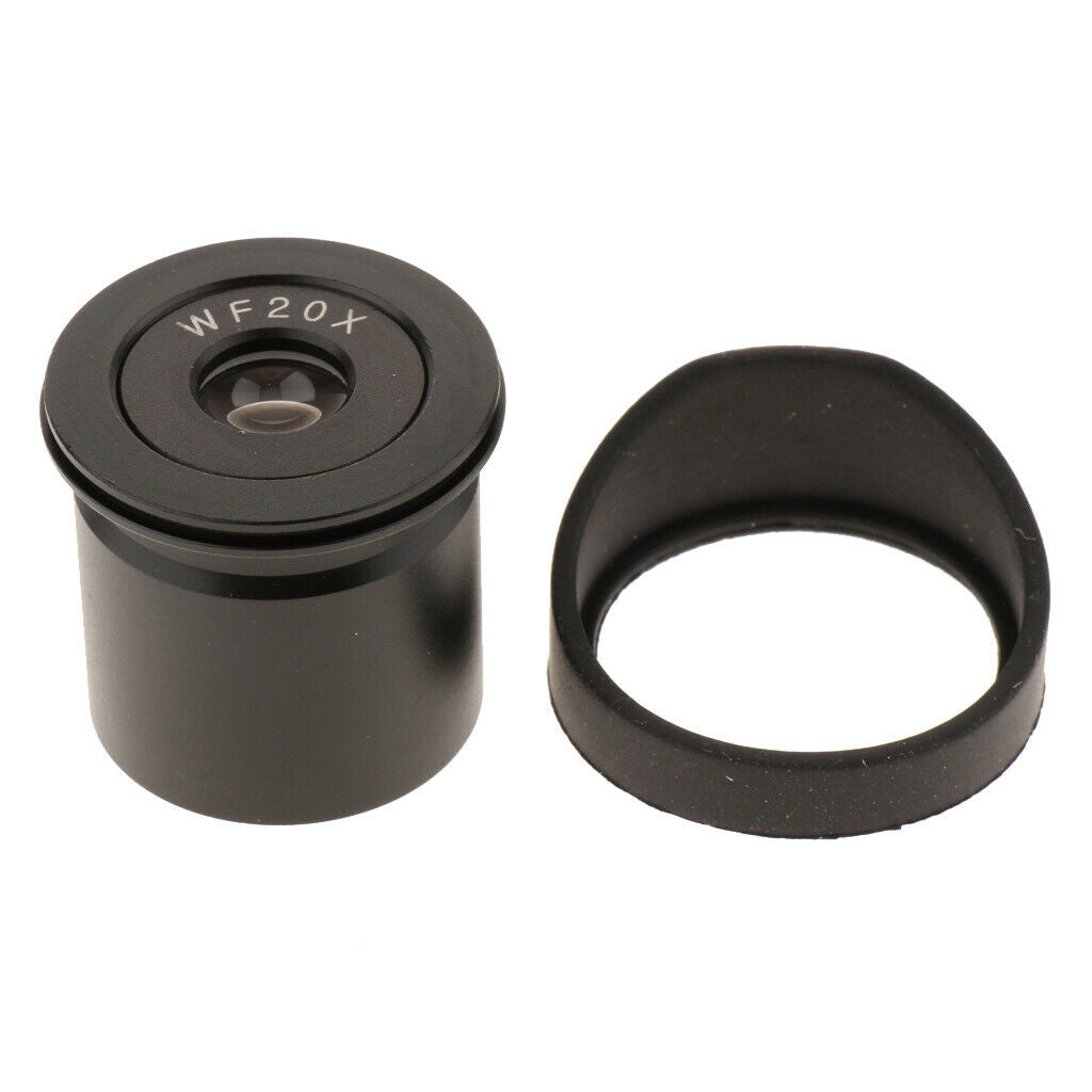 Lab Biological Microscope Widefield Eyepiece WF20X Lens 30mm