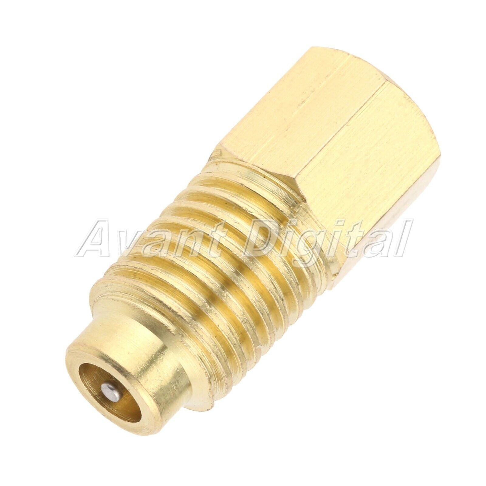 1/4" R12 To R134a Fitting Adapter Female Flare With O-ring X 1/2" Acme Male HM