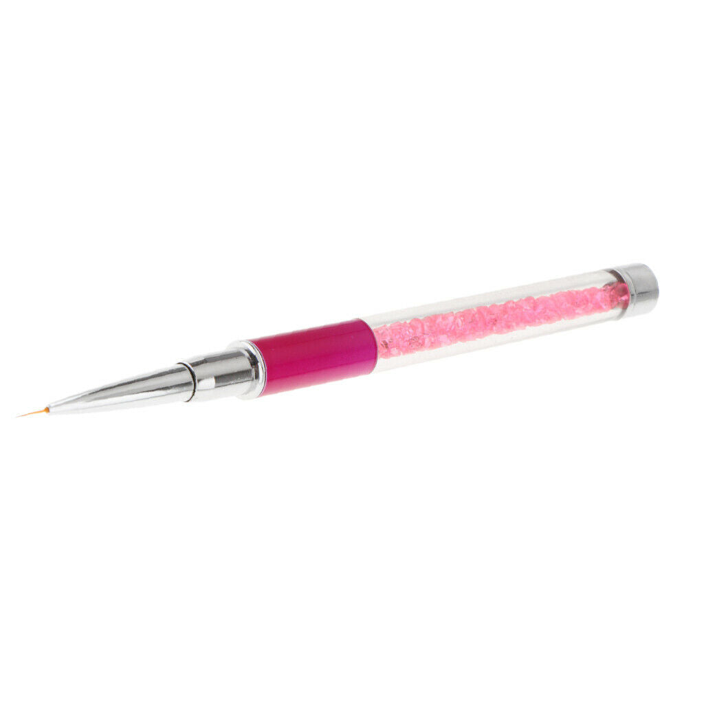 Mermaid Tail Tips UV Gel Polish Nail Art Drawing Painting Pen Brush Rose