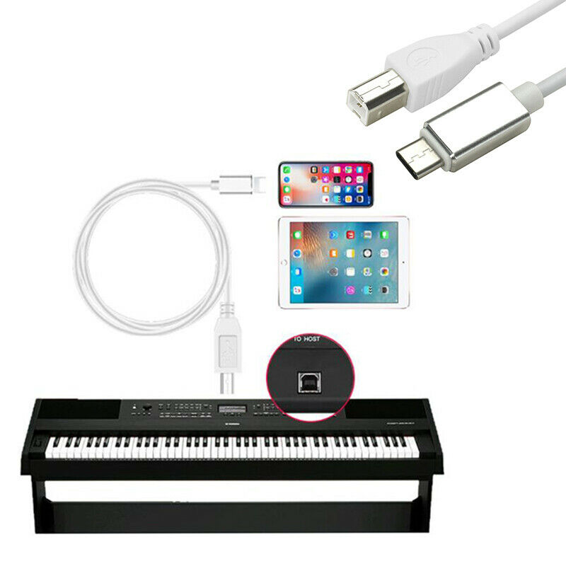 Type C Phone Cable To Printer Interface Microphone Piano Electronic Drum .l8