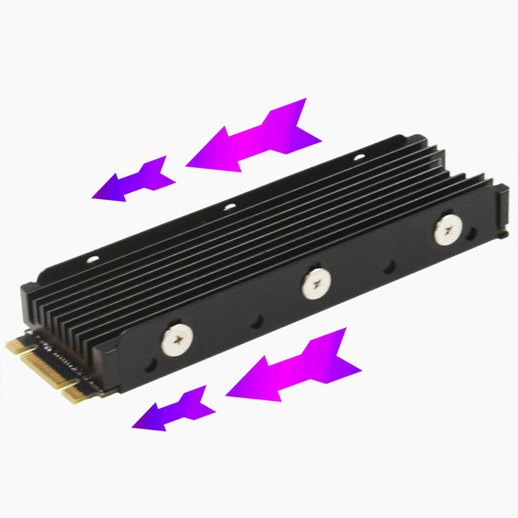 3Pcs Dustproof SSD Heat Sink with Thermal Pad for M.2 NGFF PCIE NVMe 2280