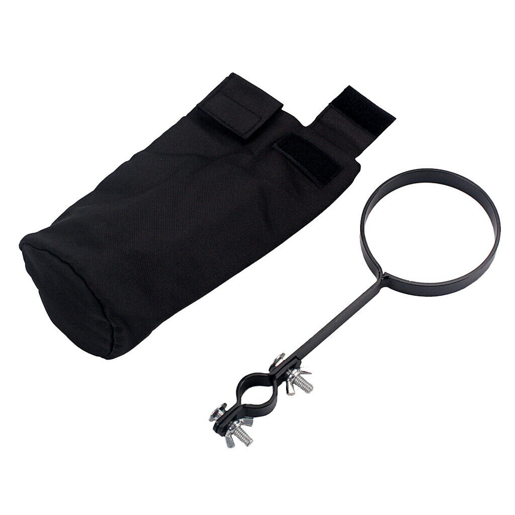 Drum Stick Holder Drumstick Bags Perccusion Instrument Stick Bag Nylon Black