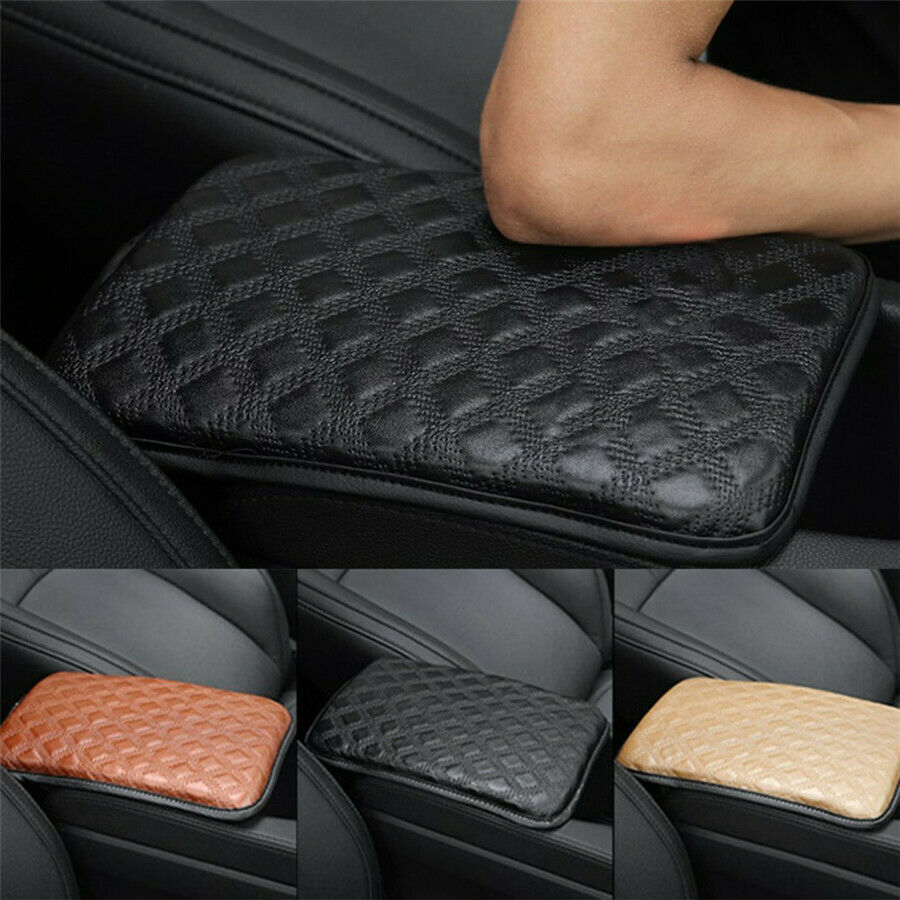 Universal Car Center Console Box Leather Cushion Armrests Pads Wear Resistant