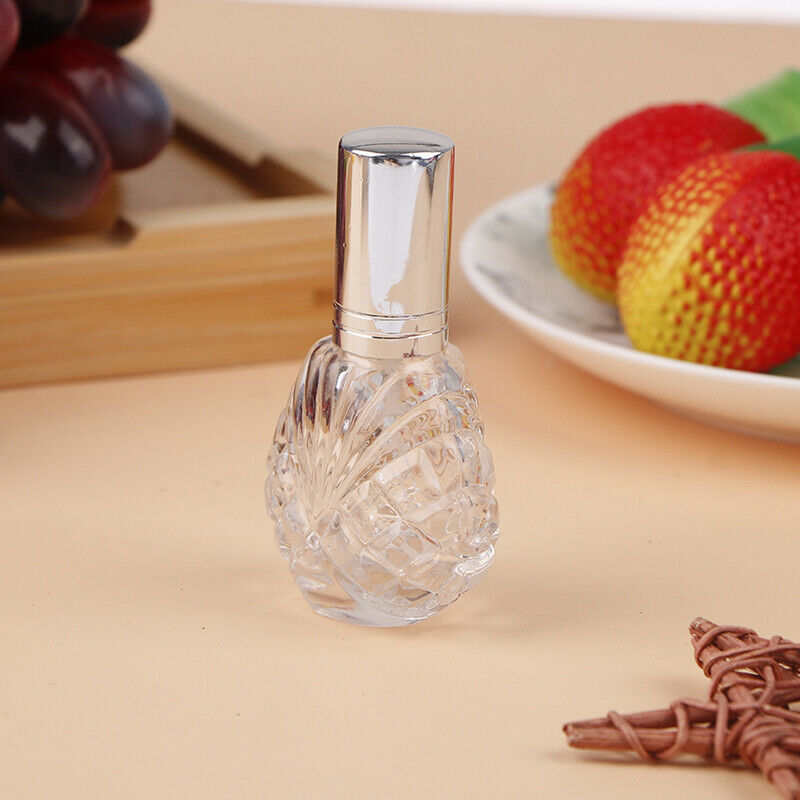 15ML Mini Empty Glass Bottle Spray Perfume Cologne Refillable Travel Organize Kt
