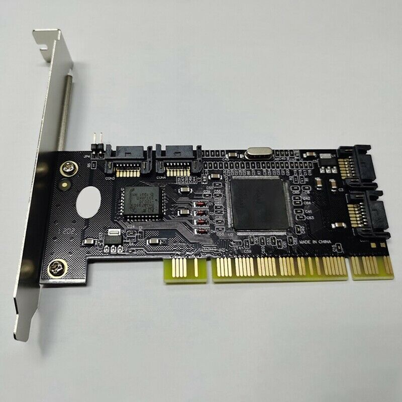 PCI Sata Internal Ports Raid Controller Card (4-Ports) Sil3114 Chipset Sata CaQ8