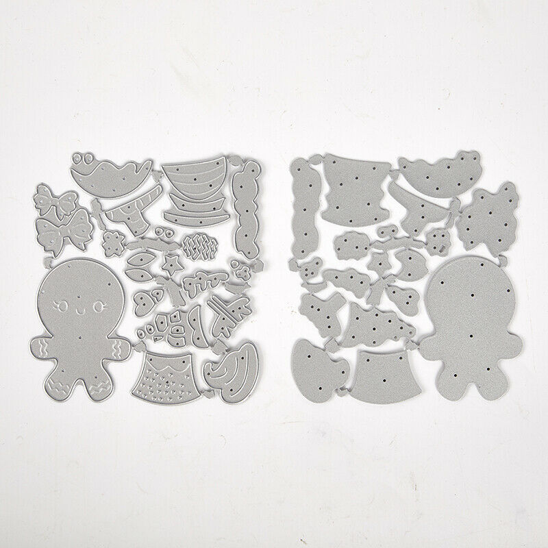 Gingerbread Cutting Dies Stencil Craft for DIY Christmas Scrapbooking Cut D Ad