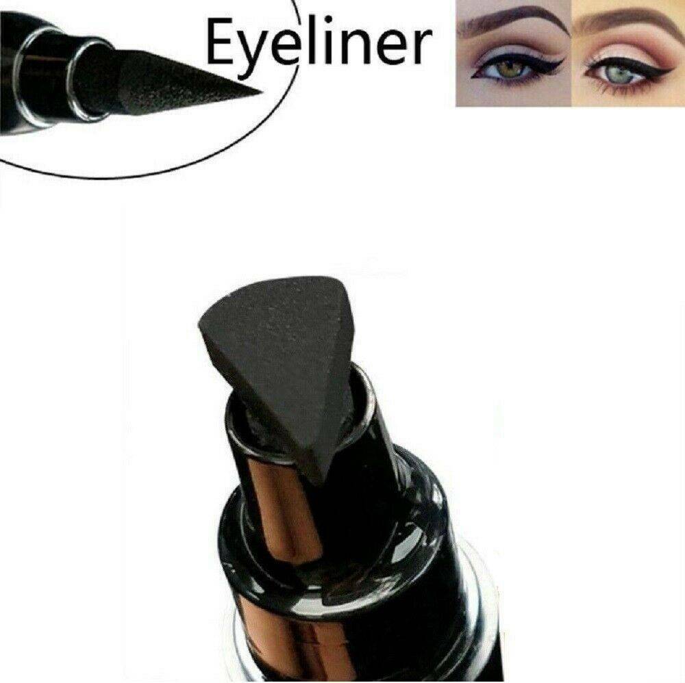Black Winged Eyeliner Stamp Waterproof Eye Liner Pencil Liquid Pen Vamp Cat Eye.