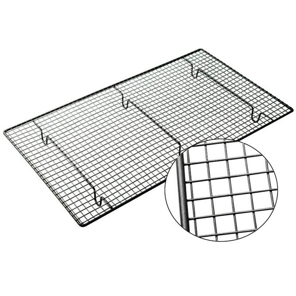 Metal Cake Cooling Rack Grid Net Baking Tray Cookies Bread Drying Stand Tool