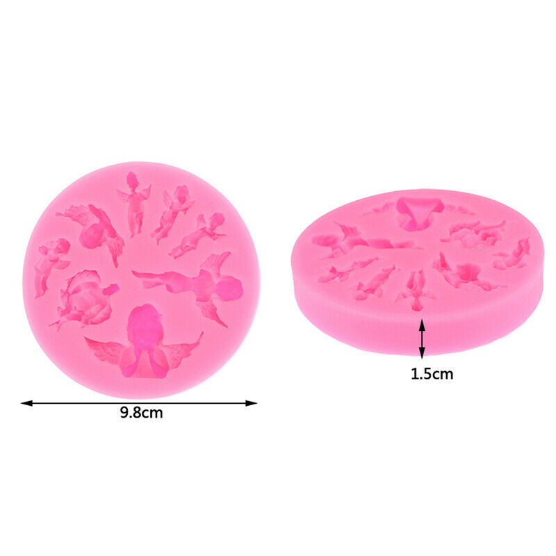 Angel Baby Silicone Mold Fondant Mould Chocolate Mould Cake Decorating Tool US
