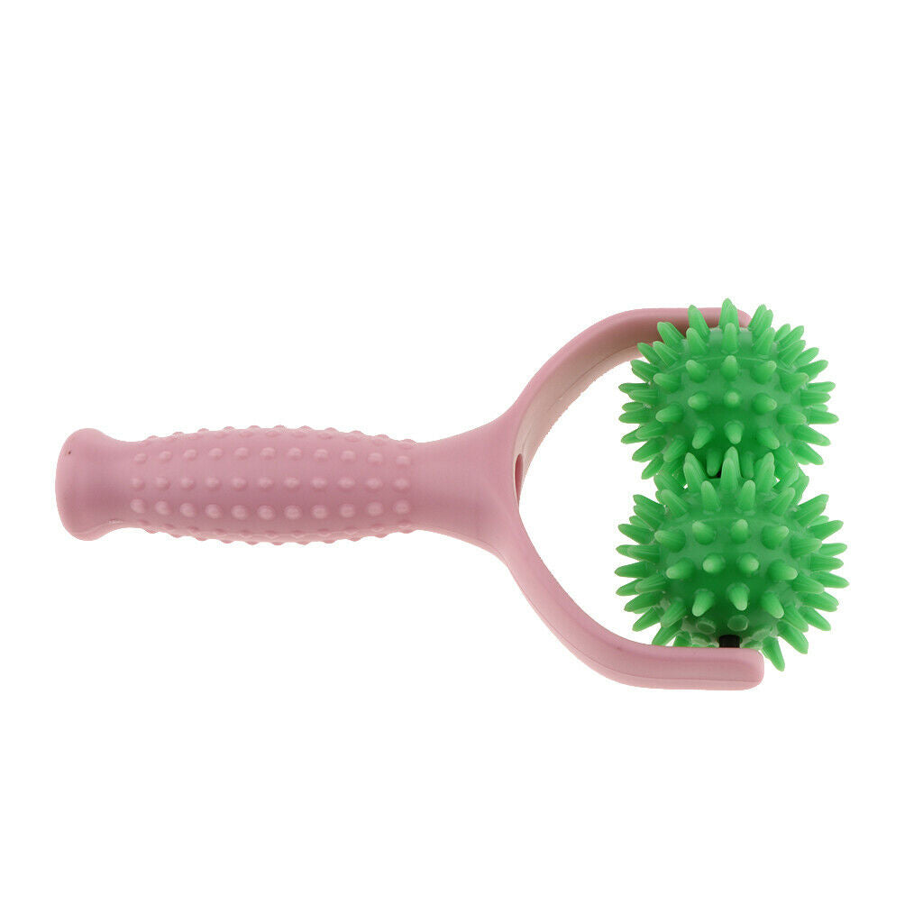 2x Travel Plastic Spiky Massage Ball Shoulder Muscle Massager Tools for Pain