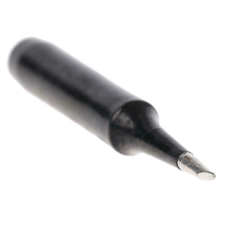 5 Pcs 900M-T-1C Copper Replacement Bevel Style Soldering Iron Solder Tip For 936