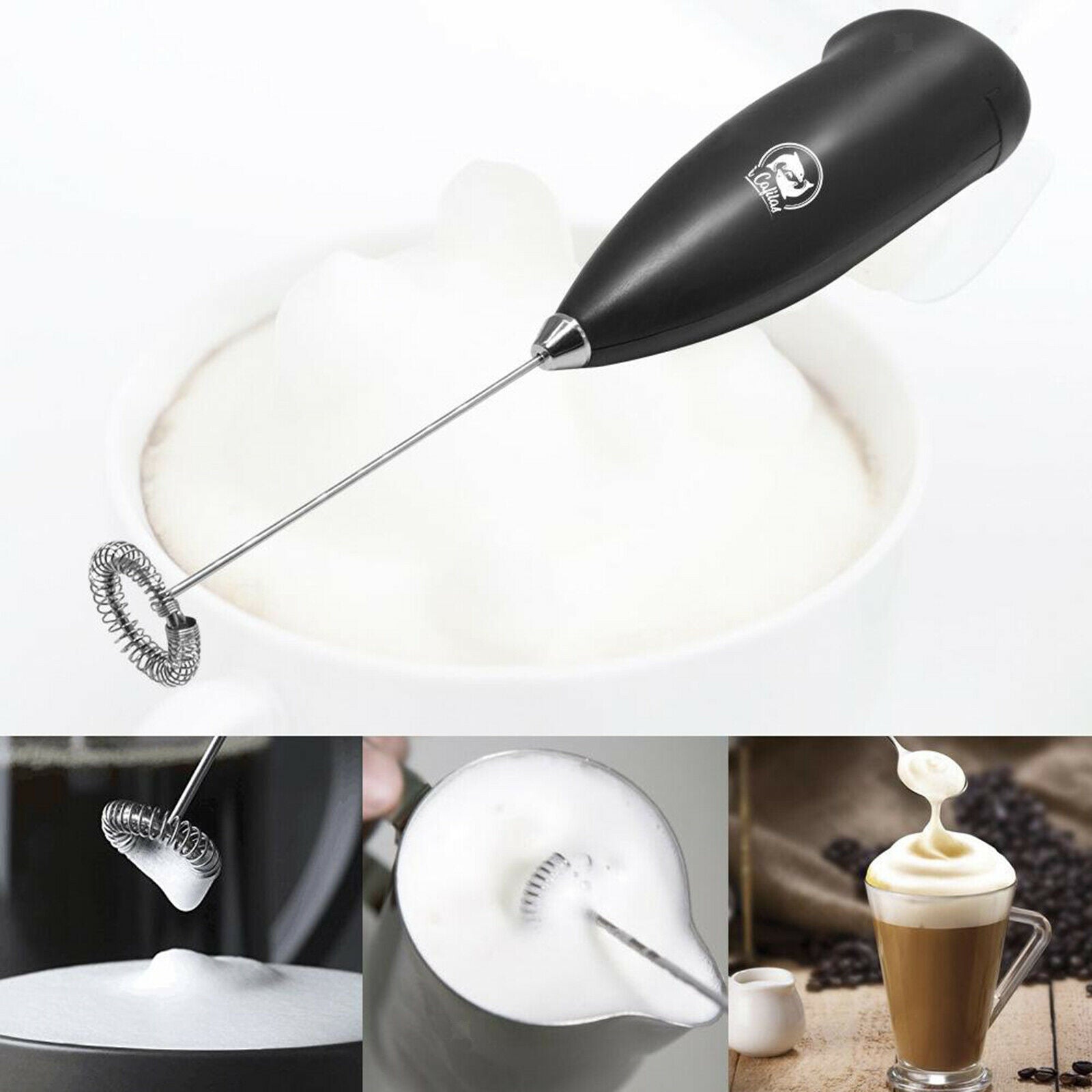 Multi-Purpose Milk Frother Handheld Blender Stick Electric for Matcha Mixer