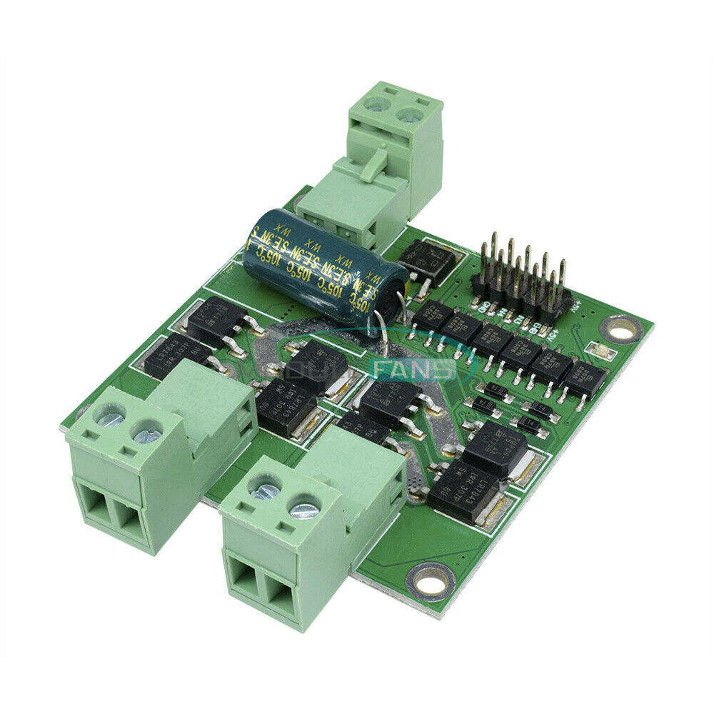 7A 160W DC 12V/24V Dual DC Motor Driver Module Board L298 H-bridge Logic Control