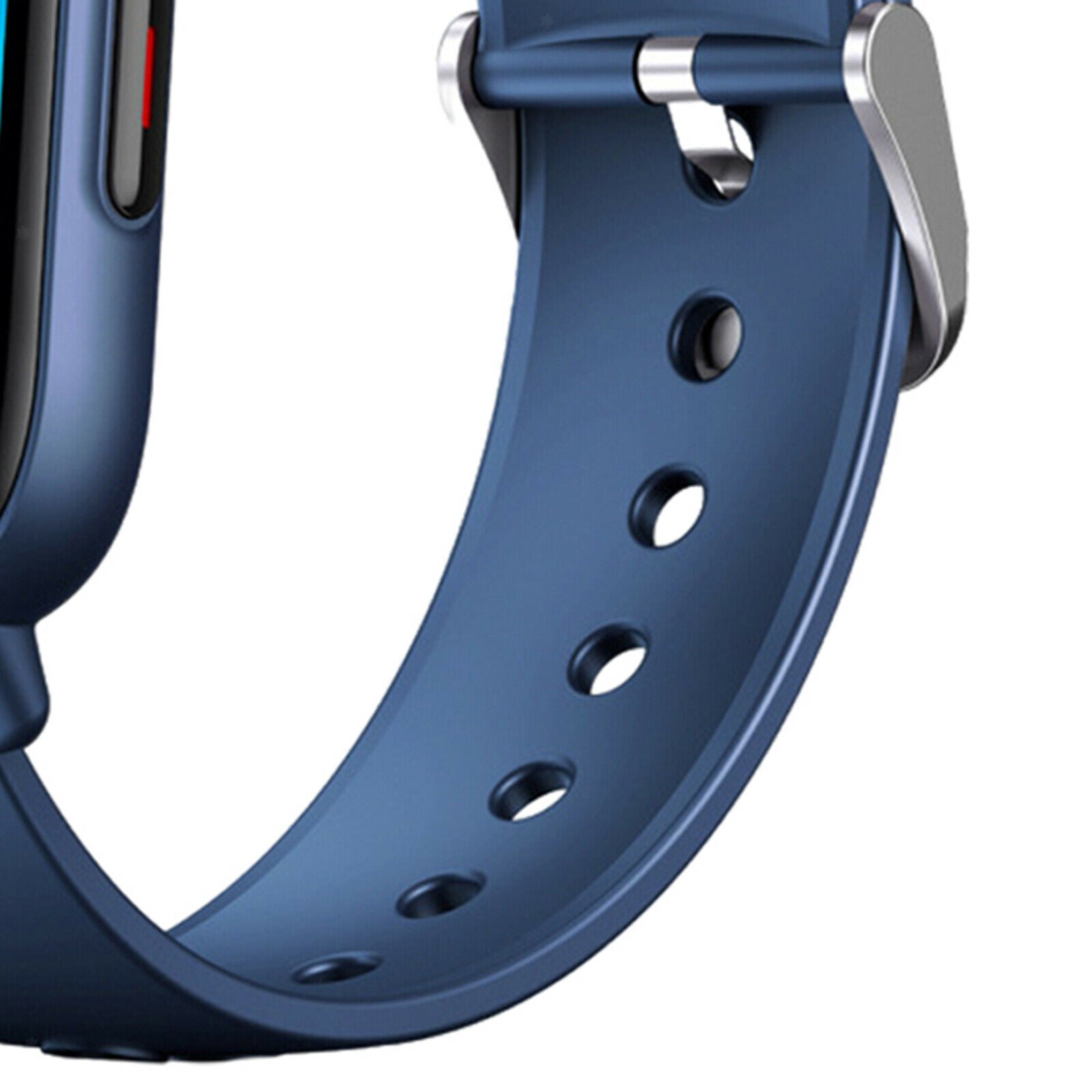 Sports Smart Watch Digital Rectangle Watches with Pedometer for Men blue