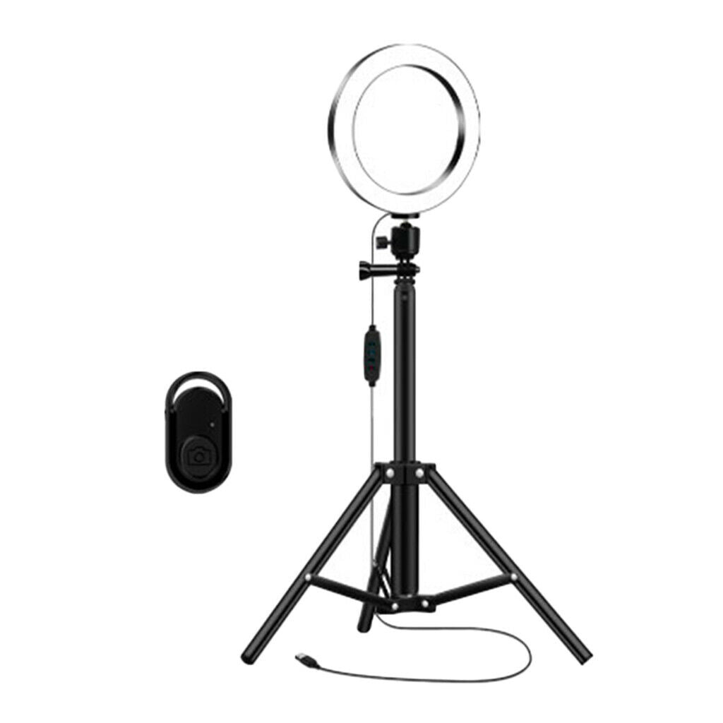 LED 10" Ring Light Tripod Stand Cell Phone Holder for Live Stream Camera