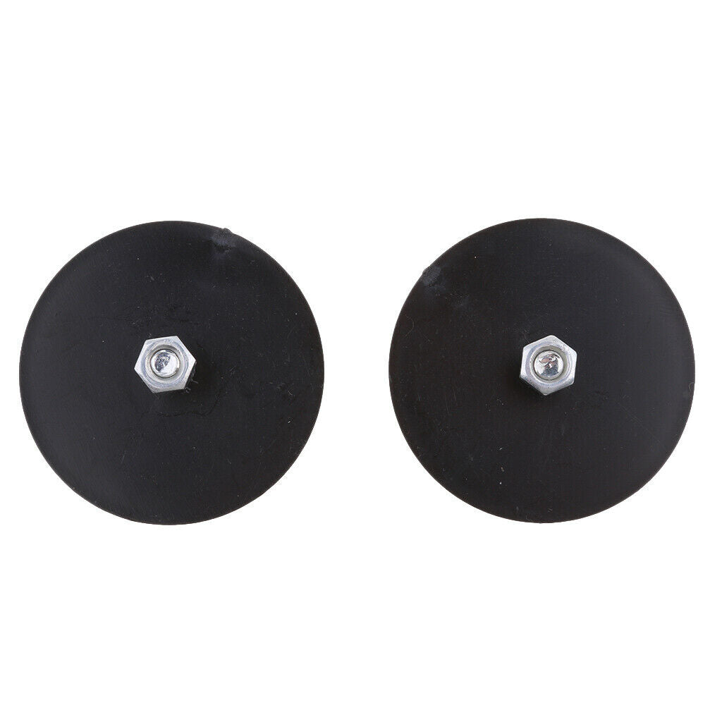 Pair Orange Motorcycle Scooter ATV Dirt Bike Round Reflectors