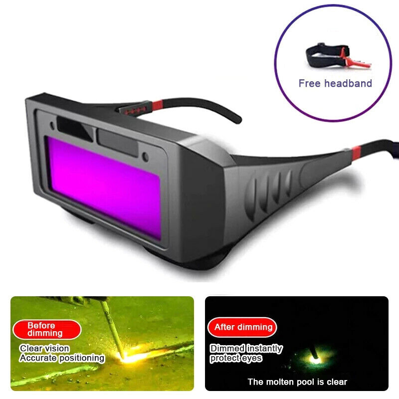 Automatic Dimming Welding Glasses Welding Helmets Solar Anti-glare Glasses
