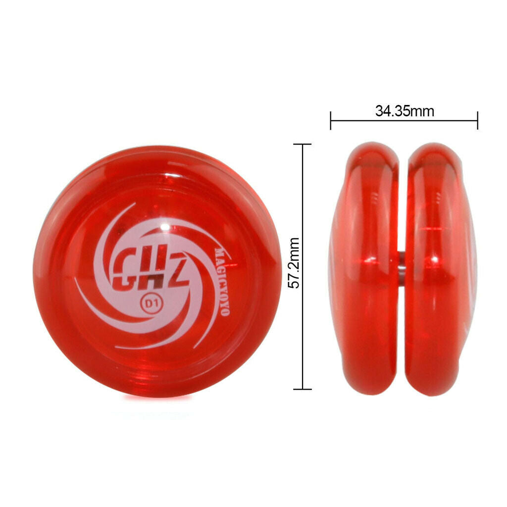3pcs  Looping 2A Yo-yo D1 GHZ Plastic Yo-yo w/ Durable Yoyo String