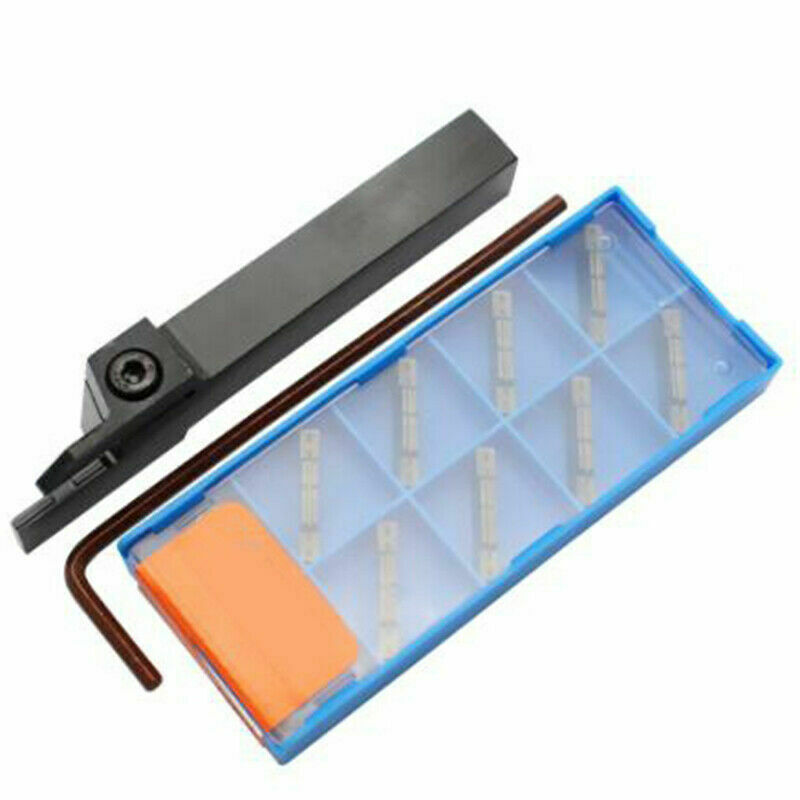 MGMN250-G insert +MGEHR1616-2.5 External Grooving Tool Turning Holder + L Wrench