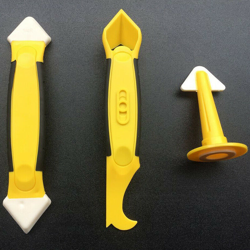 3PCS Mini Handmade Tools Scraper Floor Tile Cleaner Surface Glue Residual.l8