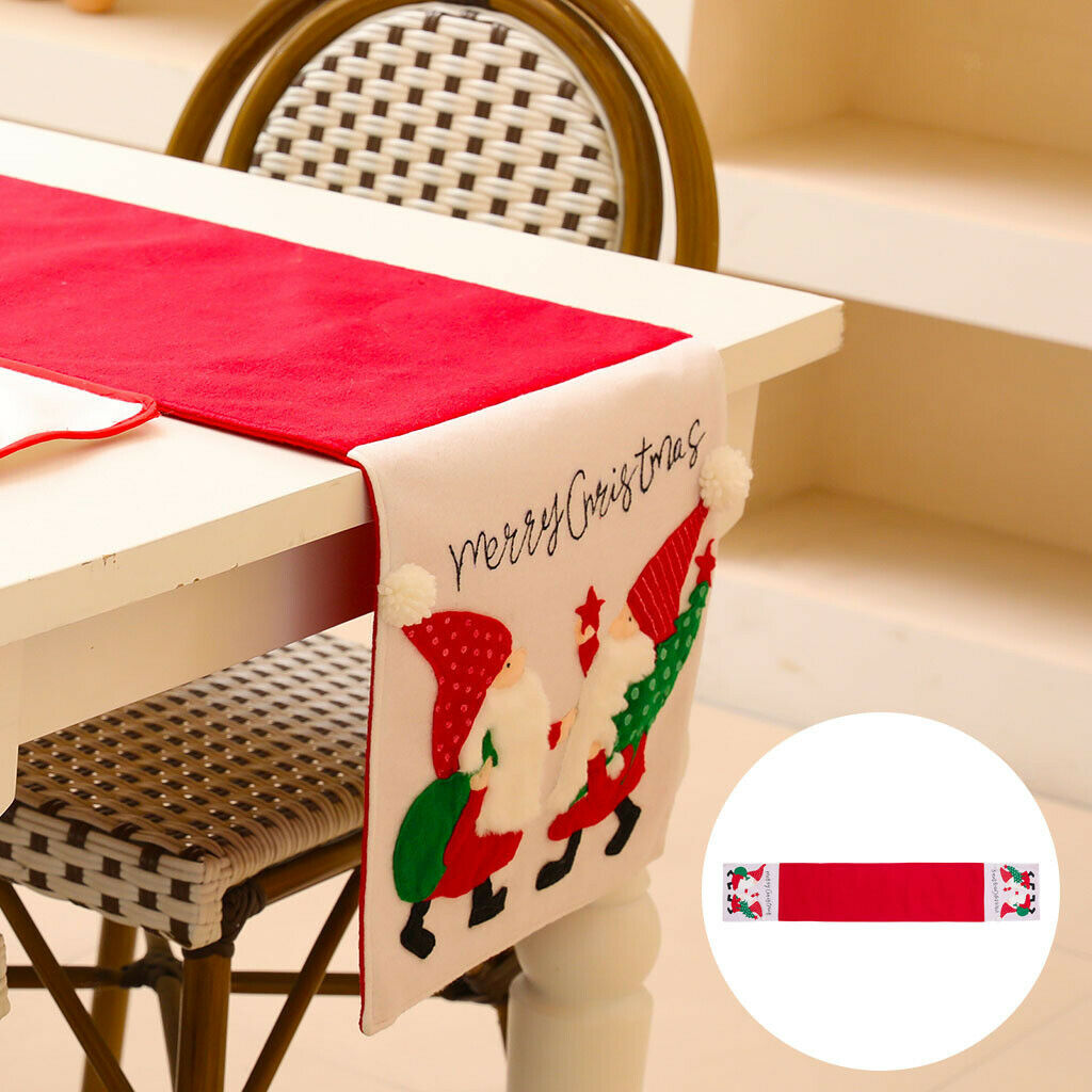 Christmas Table Runner Placemats for Centerpiece Dining Table Decorations