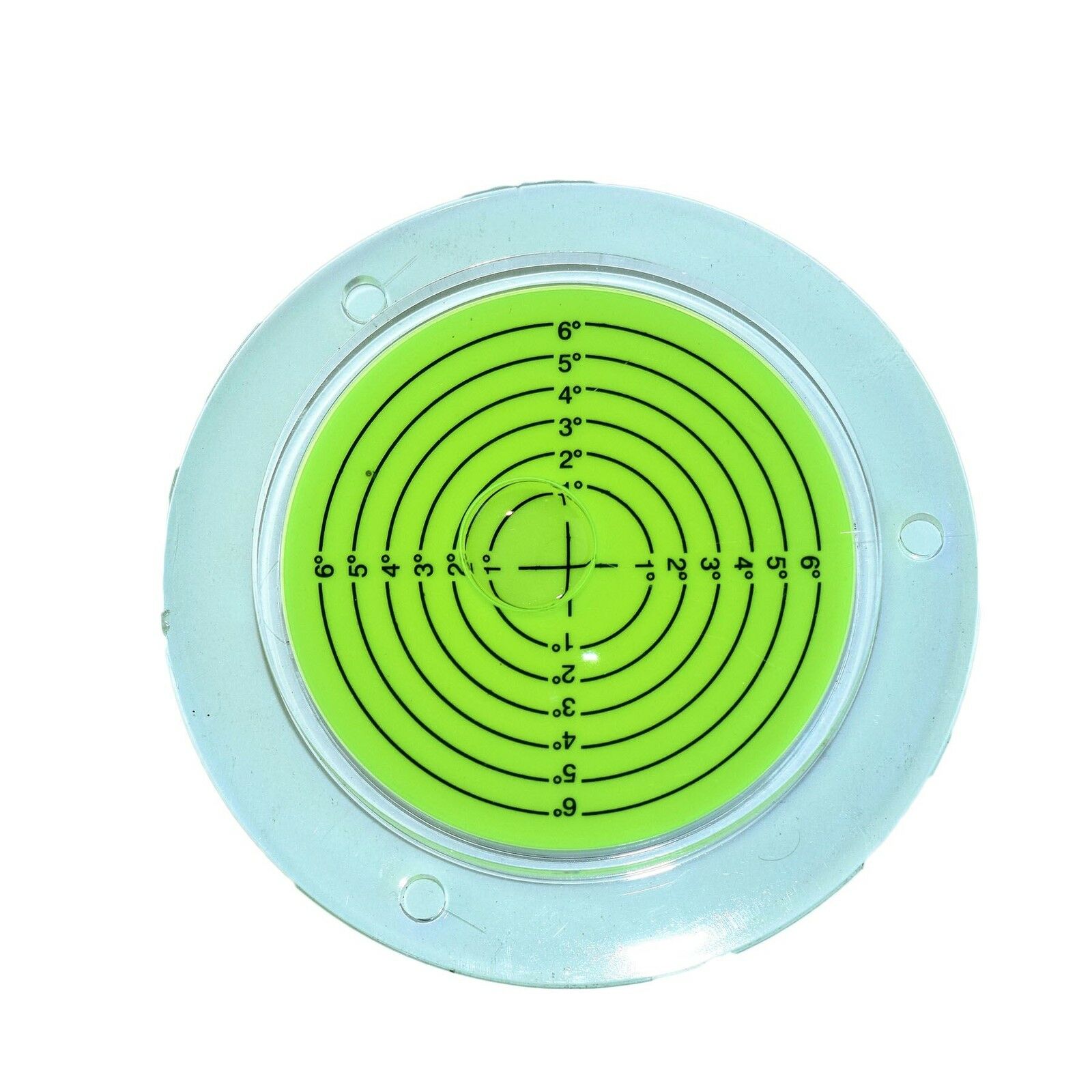 0-6 Degree Levelling Area Bull Eye Level Spirit Bubble Orbit Surface  100mm