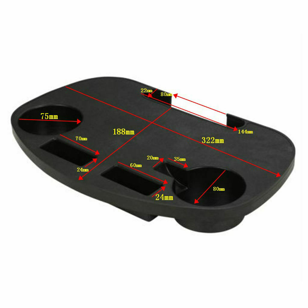 2x  Lounge Chair Side Cup Holder with Phone Slot & Snack Tray 2#