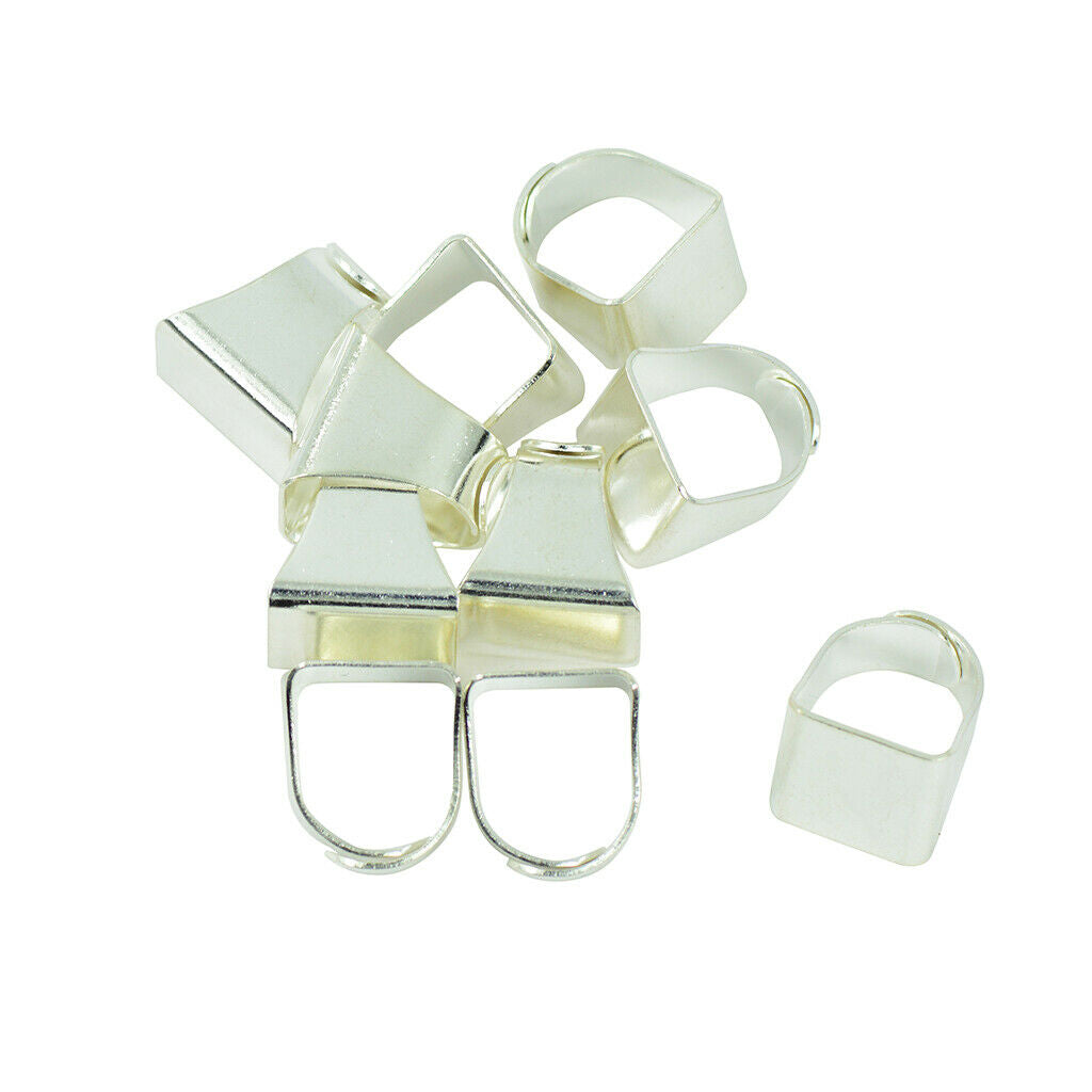 20pcs Brass Ring Blanks Flat Bases Findings Blank Rings Jewelry Making DIY