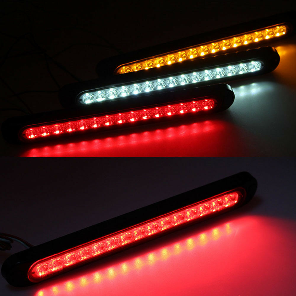 10-30V Red 15 LED Stop Tail Brake  Light for Trailer Truck Caravan UTE Pickup