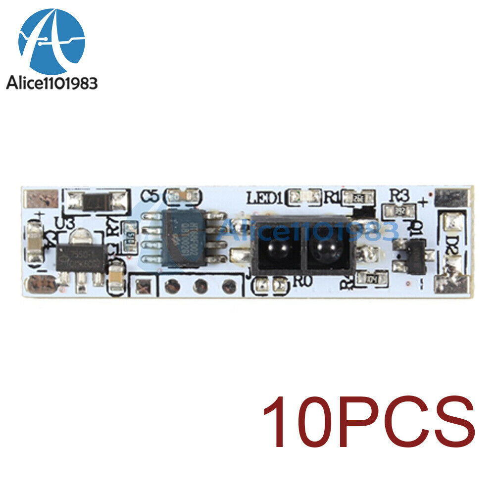 10Pcs DC 12V XK-GK-4010A Sweep Hand Switch Sensor Scan Sensor Short Distance 36W