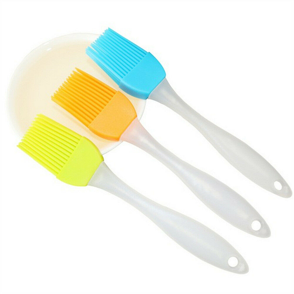 3 Pcs High temperature barbecue oil brush kitchen pancake oil brush Silica gel