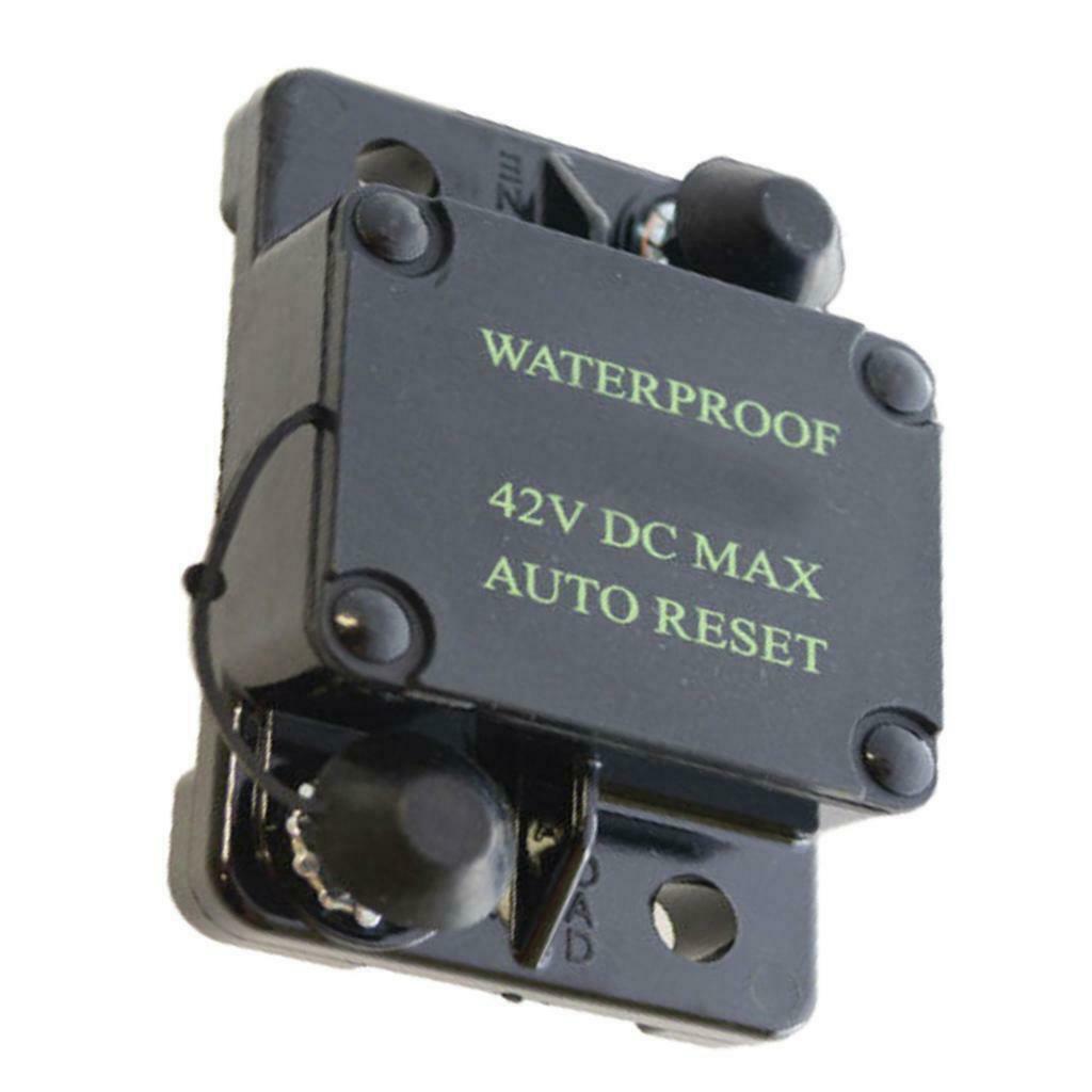 1x Boat Circuit Breaker Waterproof Electric Auto Reset 30A-300A DC 42V
