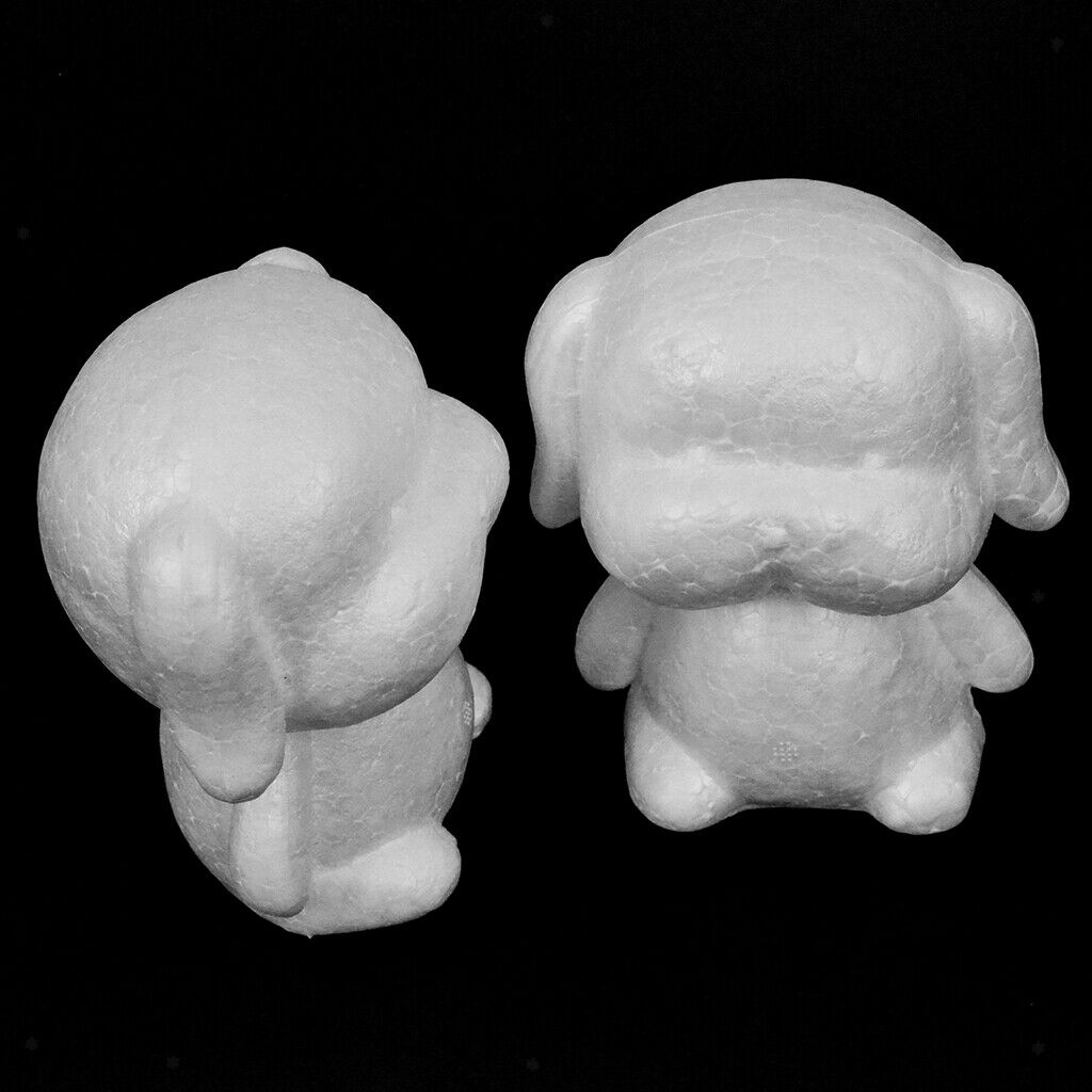 Set of 2 Polystyrene  Ornaments in Polystyrene And Polystyrene