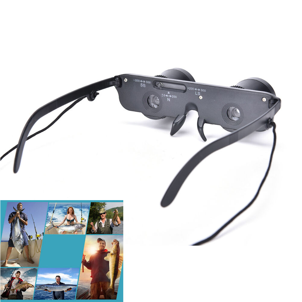 3x28 Magnifier Glasses Style Outdoor Fishing Optics Binoculars Telescope  JRADD