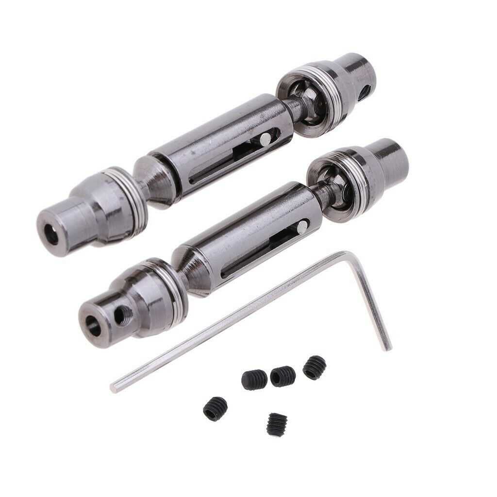 2x Universal Drive Shaft for WPL B24K B36K C14 C24 C24K MN90K MN91K Accs