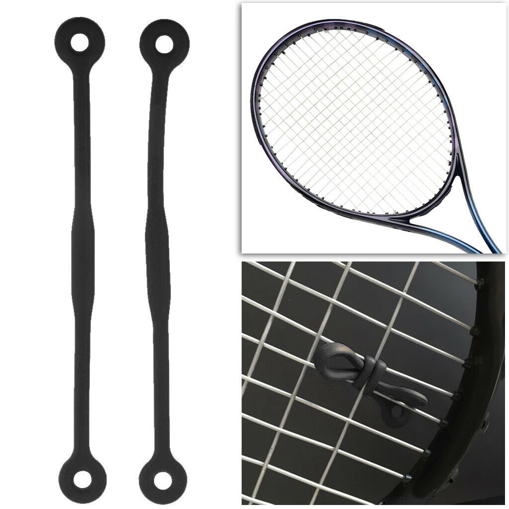 Silicone Tennis Racquet Vibration Dampener Shock Absorber Damper - 2 Sets