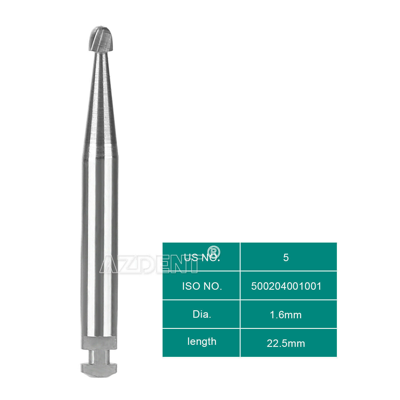 10 Kits Dental Lab Tungsten Steel Burs RA5 Fit Angle Handpiece Low Speed