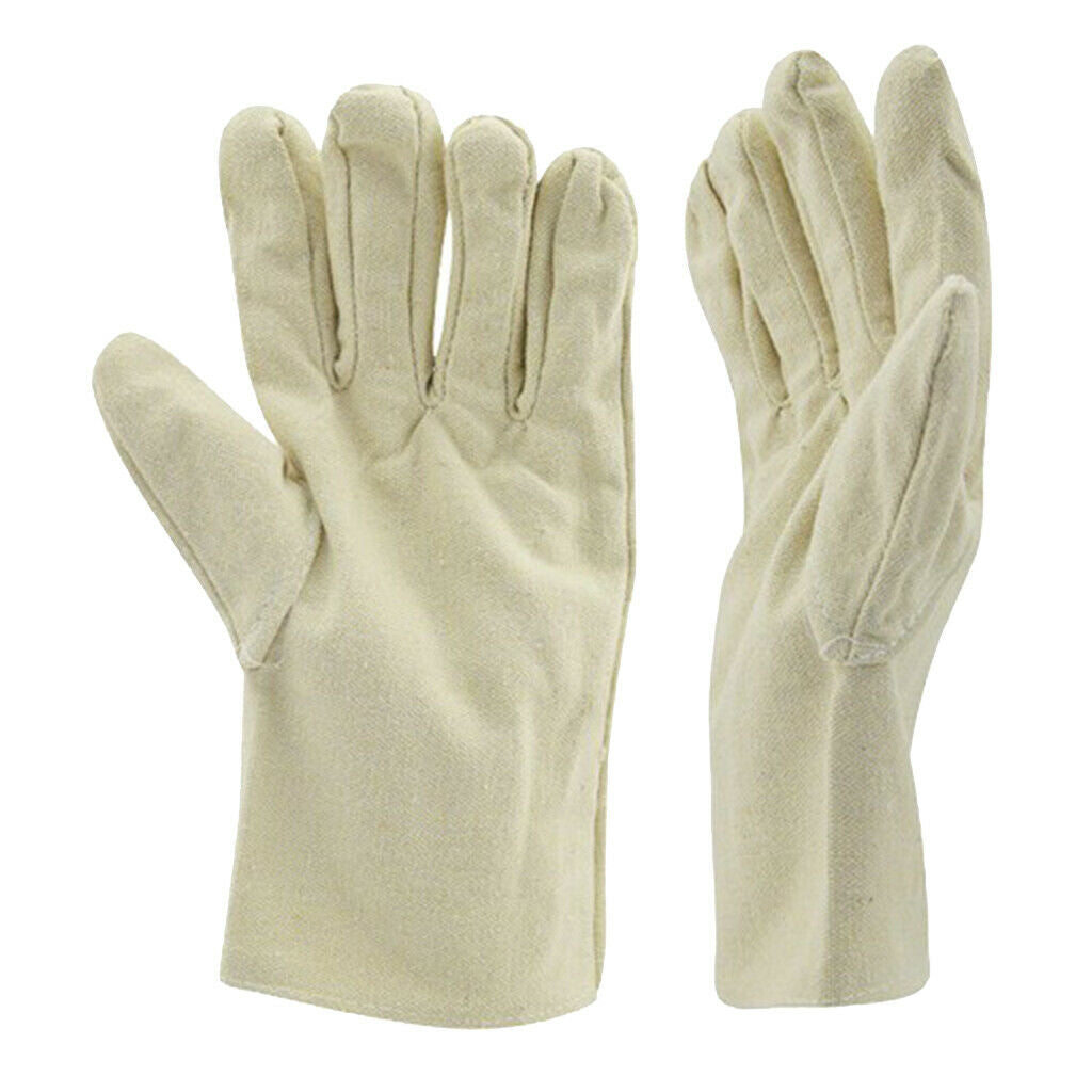 Durable Anti-slip Canvas Garden Gloves Safety Protection Grip Work Gloves