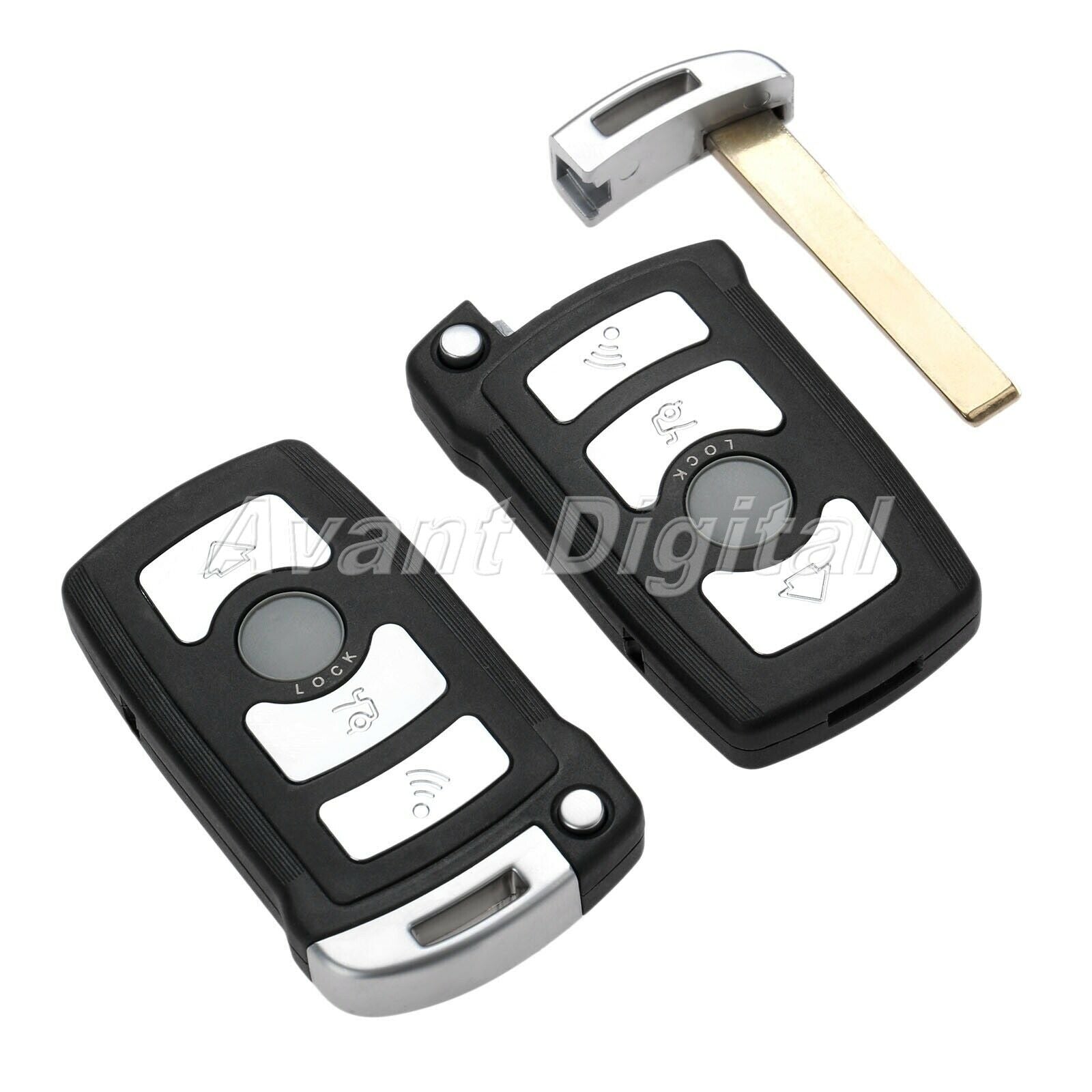 2Pcs Remote Key 4 Buttons 315MHz PCF7952 PCF7945 Chip FOR 7 SERIES 730/740