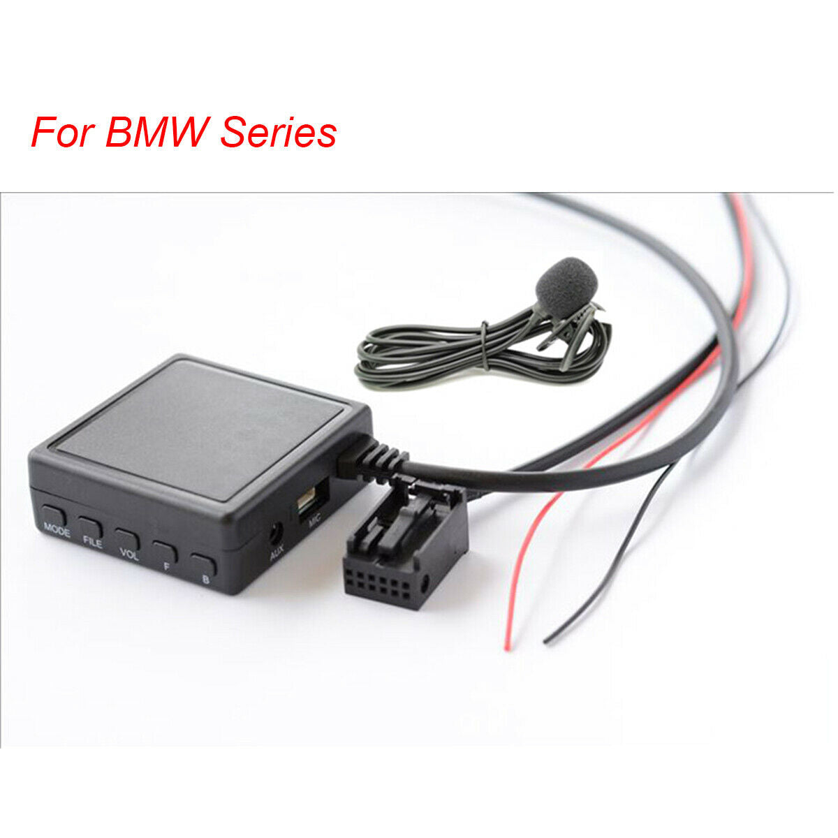 1PCS For BMW Series Car Wireless Bluetooth Stereo Audio AUX-IN Cable Adapter