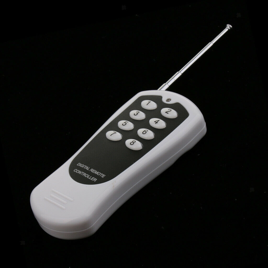 2x DC12V 433MHz 8CH 1000m Wireless Remote Control transmitter 8 Channels