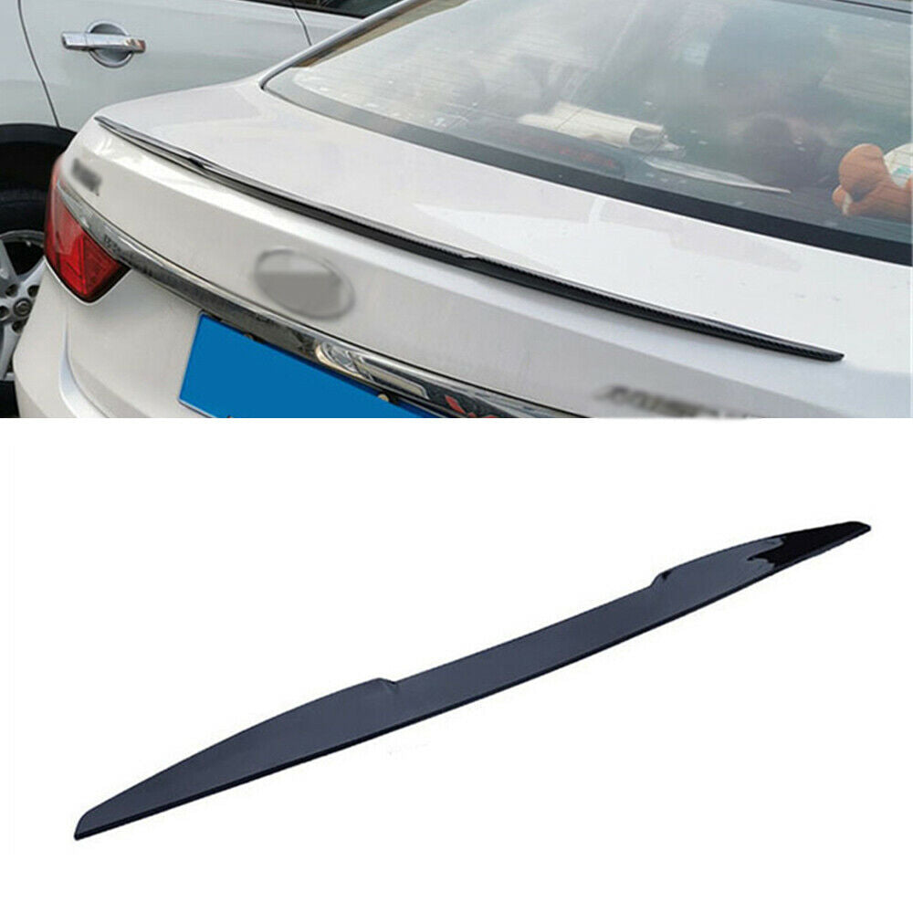 115cm Black PU Car Rear Roof Lip Spoiler Tail Wing Body Kit Hatch SUV Universal