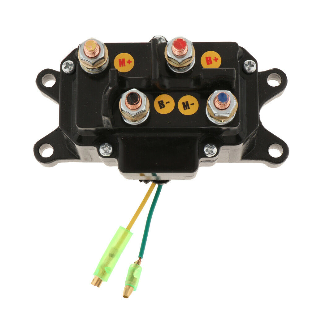 1pc Heavy Duty 12V Winch Reversing Solenoid Relay Contactor Winch Rocker Switch